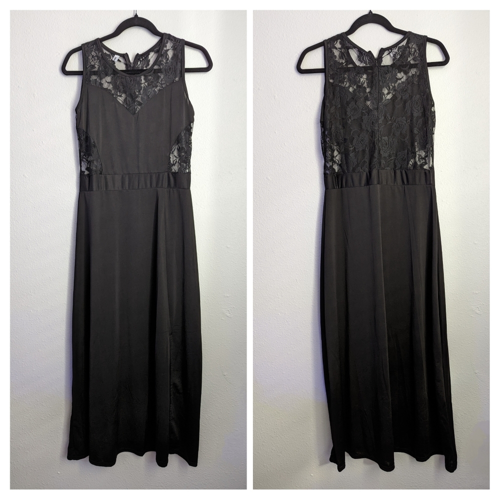 Lace Detail Long Dress
